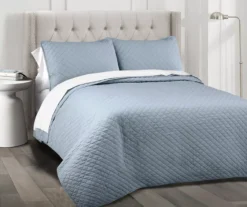 Ava Diamond-Quilted 3-Piece Quilt Set -Northlight Outlet Home Store 810553350 1