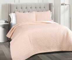 Ava Diamond-Quilted 3-Piece Quilt Set -Northlight Outlet Home Store 810553351 1