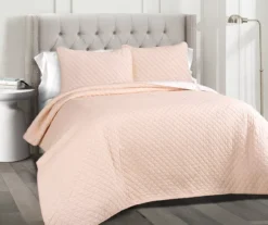 Ava Diamond-Quilted 3-Piece Quilt Set -Northlight Outlet Home Store 810553352 1