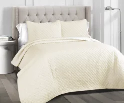 Ava Diamond-Quilted 3-Piece Quilt Set -Northlight Outlet Home Store 810553354 1