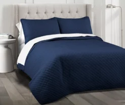 Ava Diamond-Quilted 3-Piece Quilt Set -Northlight Outlet Home Store 810553357 1