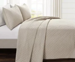 Ava Diamond-Quilted 3-Piece Quilt Set -Northlight Outlet Home Store 810553358 1