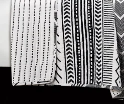 Hygge Black & White Geometric Reversible King 3-Piece Quilt Set -Northlight Outlet Home Store 810553388 31