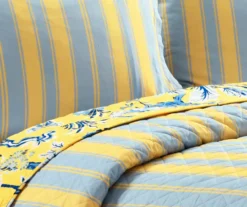 Dolores Floral Reversible 3-Piece Quilt Set -Northlight Outlet Home Store 810553394 41