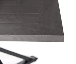 Autumn Cove Brown Wood Look Square Steel Patio Dining Table -Northlight Outlet Home Store 810553658 2