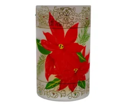 Northlight Red Poinsettia Flameless LED Candle Holder -Northlight Outlet Home Store 810554309 5