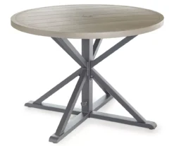 Broyhill Sandpointe Steel Round Patio Dining Table -Northlight Outlet Home Store 810554377 1
