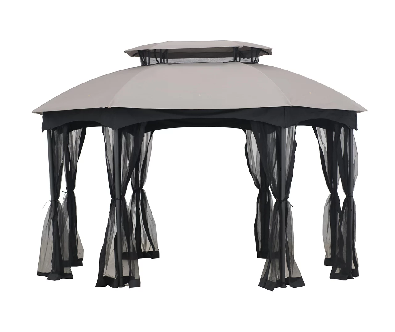 Real Living 10' X 12' Manhattan Octagon Soft Top Gazebo 2 Real Living 10' X 12' Manhattan Octagon Soft Top Gazebo - Image 2