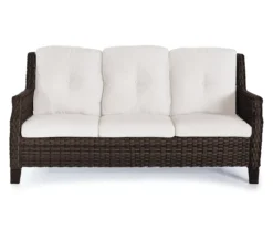 Real Living Rockbridge All-Weather Wicker Cushioned Patio Sofa & Ottoman Set -Northlight Outlet Home Store 810555287 3