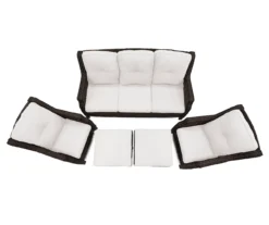 Real Living Rockbridge All-Weather Wicker Cushioned Patio Sofa & Ottoman Set -Northlight Outlet Home Store 810555287 6