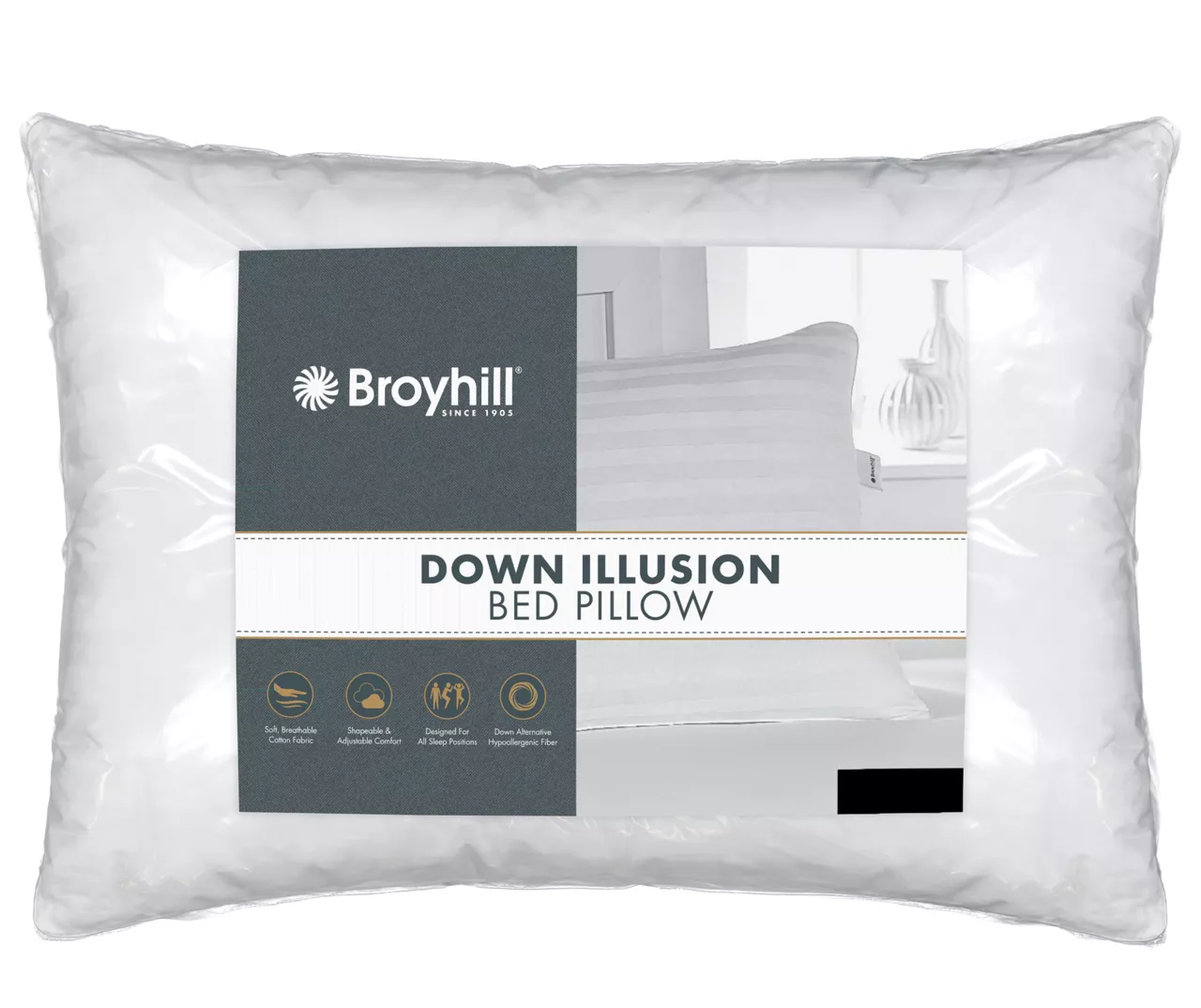 White Down Illusion Jumbo Pillow 1 White Down Illusion Jumbo Pillow