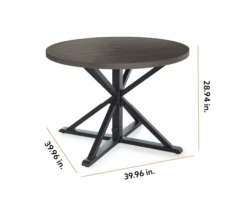 Broyhill Sandpointe Steel Round Patio Dining Table -Northlight Outlet Home Store 810557038 99 2