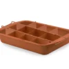 Nonstick 3-Piece Brownie Pan With Divider, (13" X 7")