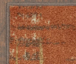 Brown & Red Abstract Patchwork Runner, (20" X 60") -Northlight Outlet Home Store 810557490 5