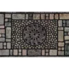 Brown Faux Graystone Blocks Doormat, (18" X 30")