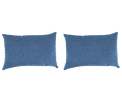 Jordan Manufacturing Husk Texture Outdoor Throw Pillows, 2-Pack -Northlight Outlet Home Store 810560276 1