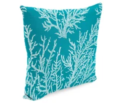 16" Sea Coral Turquoise Outdoor Throw Pillows, 2-Pack -Northlight Outlet Home Store 810560526 6