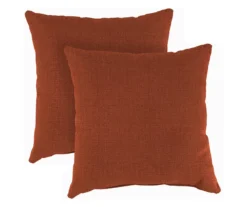 Jordan Manufacturing Husk Texture Outdoor Throw Pillows, 2-Pack -Northlight Outlet Home Store 810560536 1