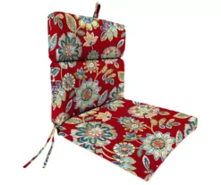 Daelyn Cherry French Edge Outdoor Chair Cushion