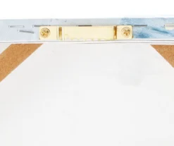 White & Blue Floral Wrapped Canvas -Northlight Outlet Home Store 810561487 3