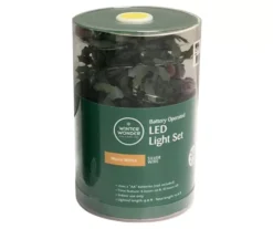 10.6' Frosted Berry & Holly Garland Light Set, 30-Lights 5 10.6' Frosted Berry & Holly Garland Light Set, 30-Lights -Northlight Outlet Home Store 810567441 3