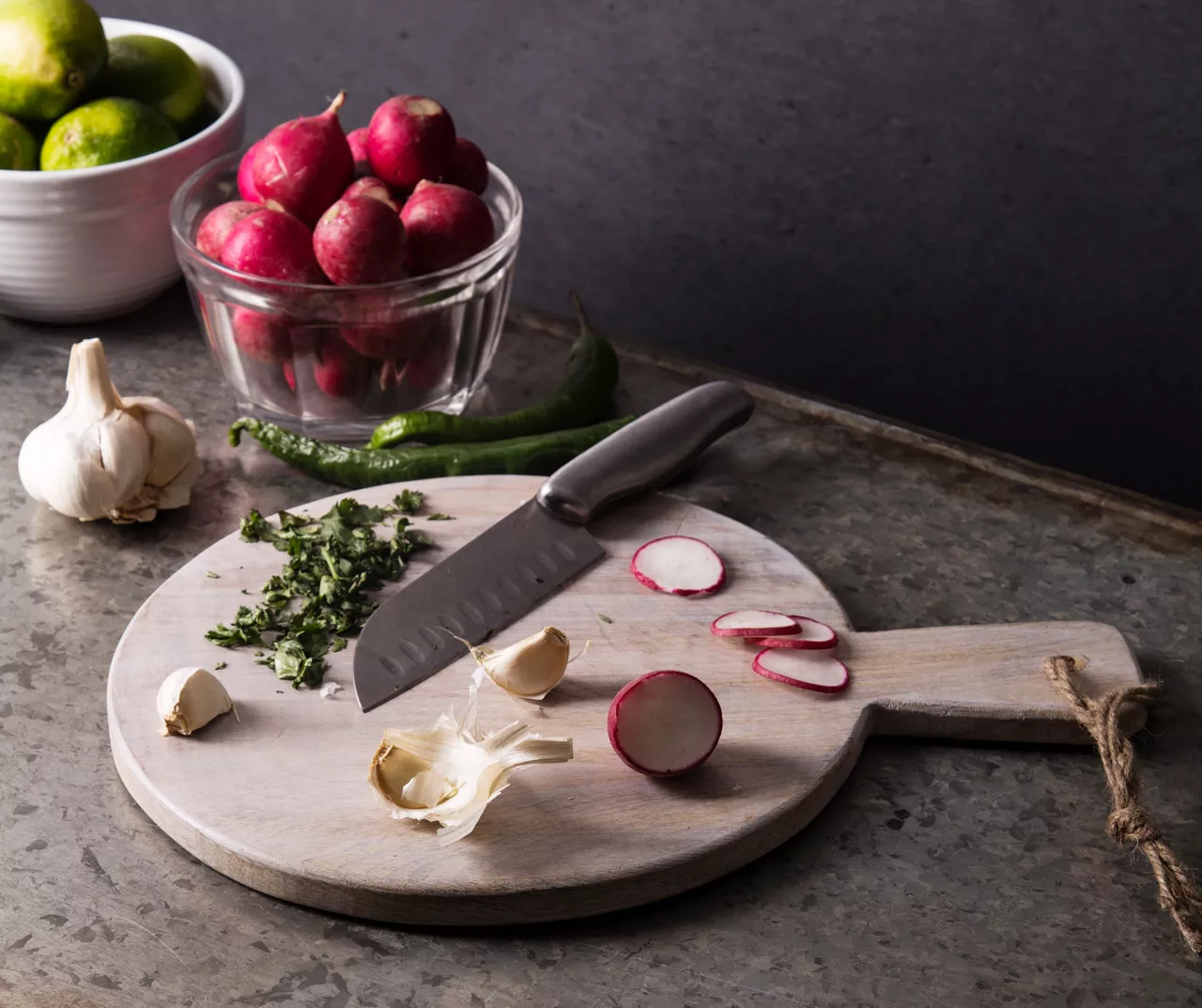 Round Mango Wood Cutting Board, (10") 2 Round Mango Wood Cutting Board, (10") - Image 2