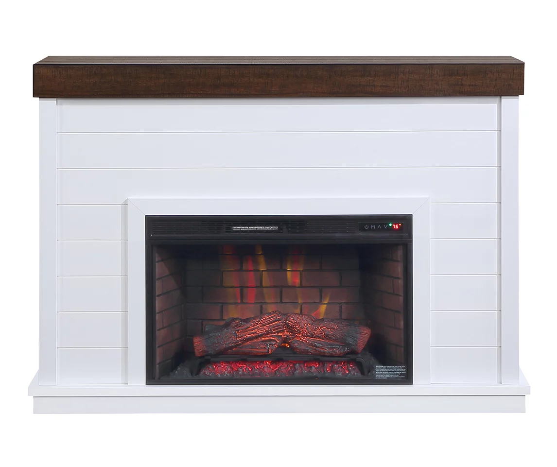 62" Grand Shiplap & Beam Electric Fireplace 1 62" Grand Shiplap & Beam Electric Fireplace