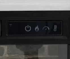 54" 2-Tone Shutter Door Electric Fireplace Console 13 54" 2-Tone Shutter Door Electric Fireplace Console -Northlight Outlet Home Store 810571321 4