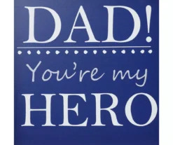 "Dad! You're My Hero" Pedestal Frame Tabletop Decor -Northlight Outlet Home Store 810574263 4
