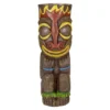 16" Fire Tiki Solar Garden Statuary
