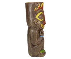 16" Fire Tiki Solar Garden Statuary -Northlight Outlet Home Store 810575981 3