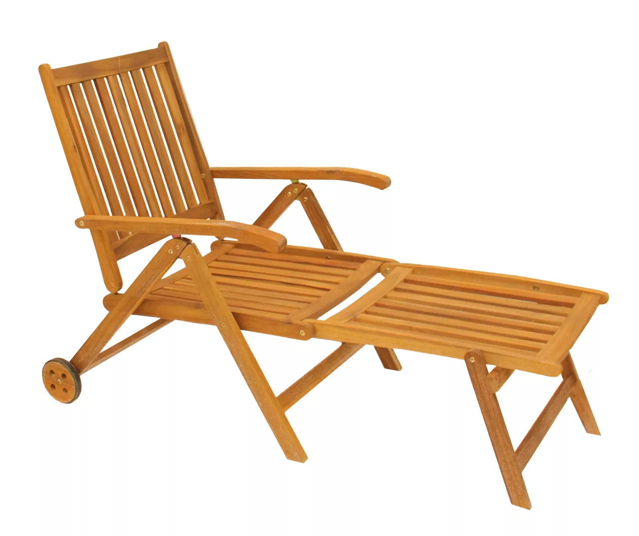 Northlight Light Brown Acacia Wood Patio Chaise Lounge 1 Northlight Light Brown Acacia Wood Patio Chaise Lounge