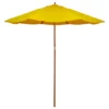 Northlight 9' Yellow Market Wood Patio Umbrella