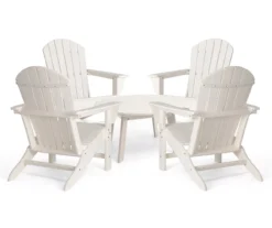 Glitzhome 5-Piece Adirondack Outdoor Chair & Coffee Table Set -Northlight Outlet Home Store 810581948 1