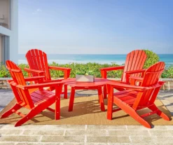 Glitzhome 5-Piece Adirondack Outdoor Chair & Coffee Table Set -Northlight Outlet Home Store 810582011 2