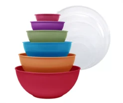 12-Piece Mixing Bowl & Lid Set 7 12-Piece Mixing Bowl & Lid Set -Northlight Outlet Home Store 810584181