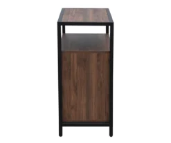 Walnut Chevron 2-Door Storage Cabinet -Northlight Outlet Home Store 810584249 A8