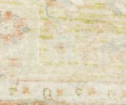 Savage Orange & Blue Floral Medallion Area Rug, (7.5' X 10') -Northlight Outlet Home Store 810584605 4