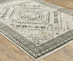 Geby Ivory & Gray Geometric Area Rug -Northlight Outlet Home Store 810584826 1