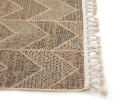 Jani Brown Chevron Outdoor Area Rug, (6' X 9') -Northlight Outlet Home Store 810586753 810586752 810586751 LawnNGarden Ecomm 090722 Roy A8 2 1