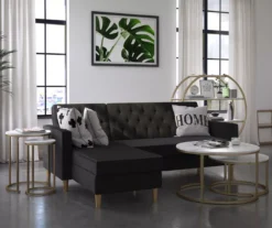 Amelia Faux Marble 4-Shelf Bookcase 10 Amelia Faux Marble 4-Shelf Bookcase -Northlight Outlet Home Store 810589033 1