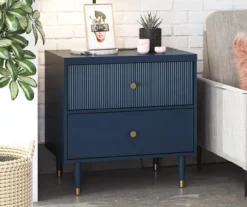 Elizabeth Navy Nightstand -Northlight Outlet Home Store 810589213 6