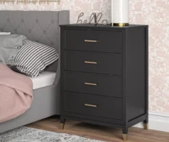 CosmoLiving Westerleigh 4-Drawer Dresser 35 CosmoLiving Westerleigh 4-Drawer Dresser -Northlight Outlet Home Store 810589233 5