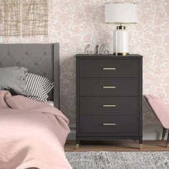 CosmoLiving Westerleigh 4-Drawer Dresser 39 CosmoLiving Westerleigh 4-Drawer Dresser -Northlight Outlet Home Store 810589233 A0 1