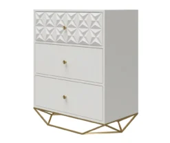 Blair White 3-Drawer Dresser 8 Blair White 3-Drawer Dresser -Northlight Outlet Home Store 810589237 3