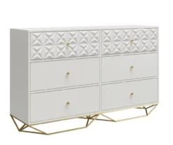 Blair White 6-Drawer Dresser 10 Blair White 6-Drawer Dresser -Northlight Outlet Home Store 810589238 4