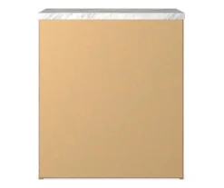 Senniberg Oak & Faux Calcutta 2-Drawer Nightstand 11 Senniberg Oak & Faux Calcutta 2-Drawer Nightstand -Northlight Outlet Home Store 810589298 4