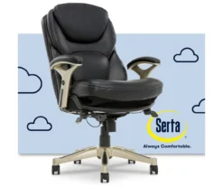 Claremont Black Bonded Leather Office Chair -Northlight Outlet Home Store 810590374 1