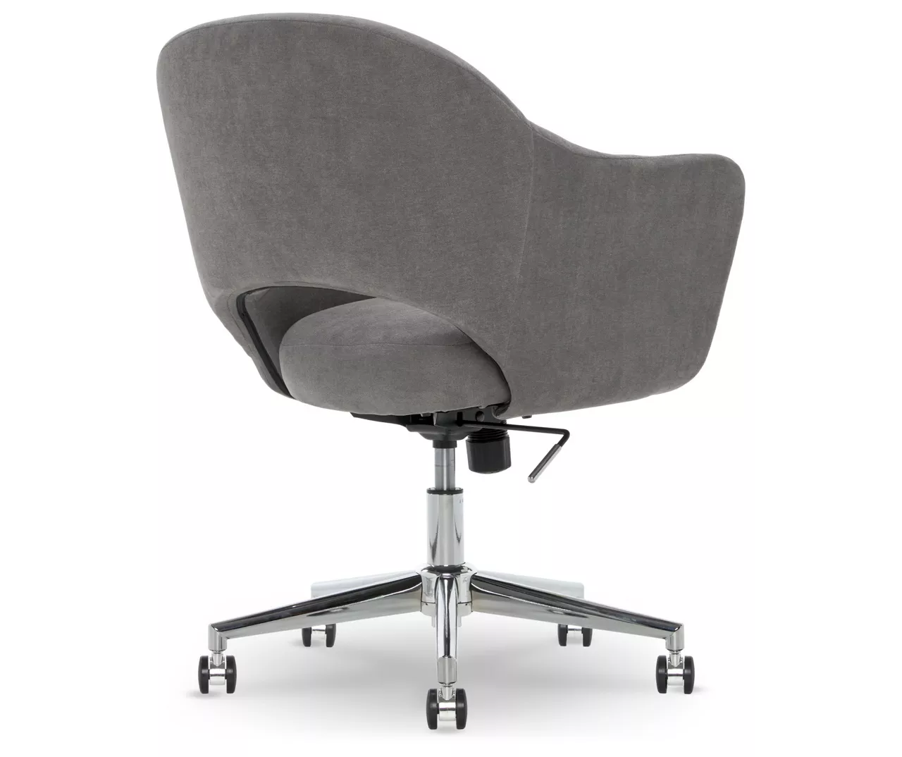 Valetta Gray Microfiber Office Chair 3 Valetta Gray Microfiber Office Chair - Image 3