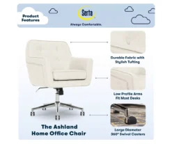 Serta Ashland Fabric Office Chair -Northlight Outlet Home Store 810590380 7